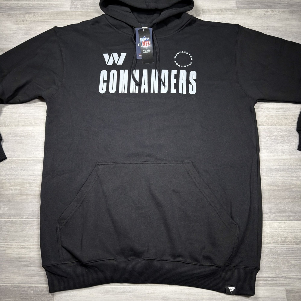 Washington Commanders Fanatics Men's XLT Black Big & Tall Chip Shot Hoodie New - Picture 3 of 7